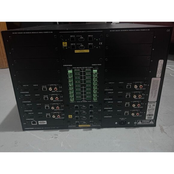 Crestron Digital Video Switcher With Cards Black DM-MD16X16 - Picture 9 of 16